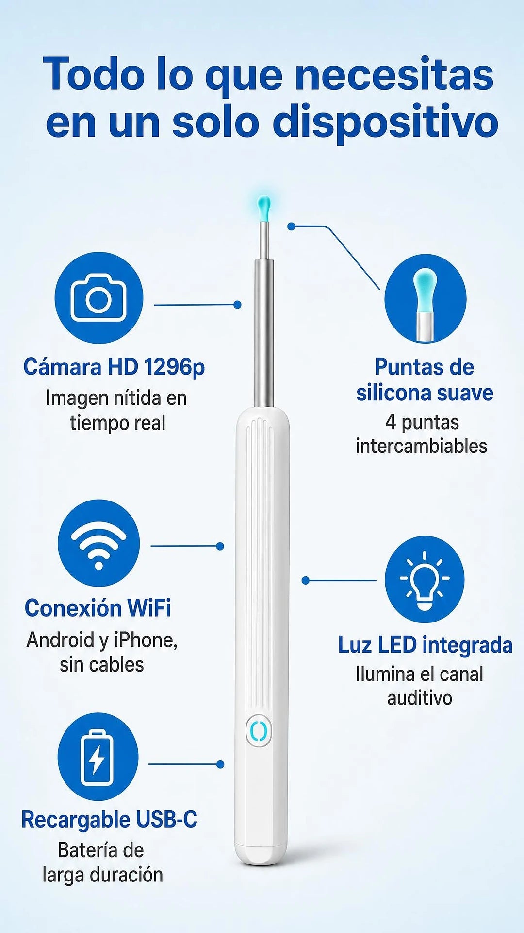 Beneficios del otoscopio NE3