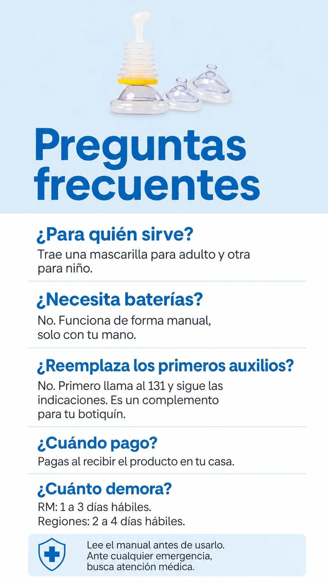 Botiquín anti asfixia 10 preguntas frecuentes