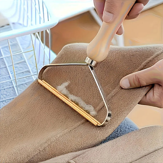 RopaComoNueva™ | Quita Pelusas Premium con Mango de Madera